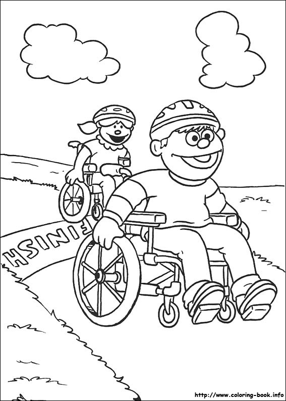 Sesame Street coloring picture